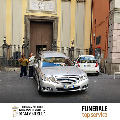 Funerale, Chiesa di Santa Caterina Napoli quartiere Chiaia