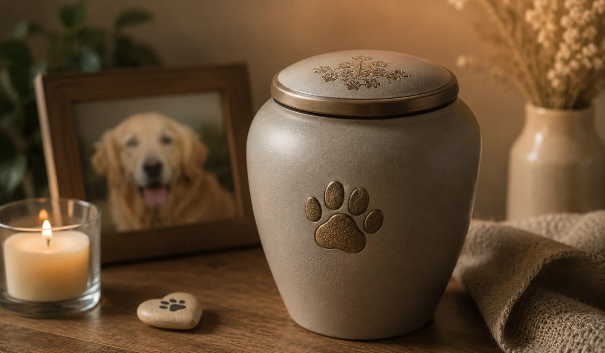 Urna cineraria per animali da compagnia