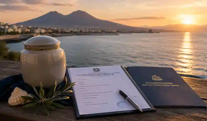 Organizzazione della dispersione delle ceneri in mare