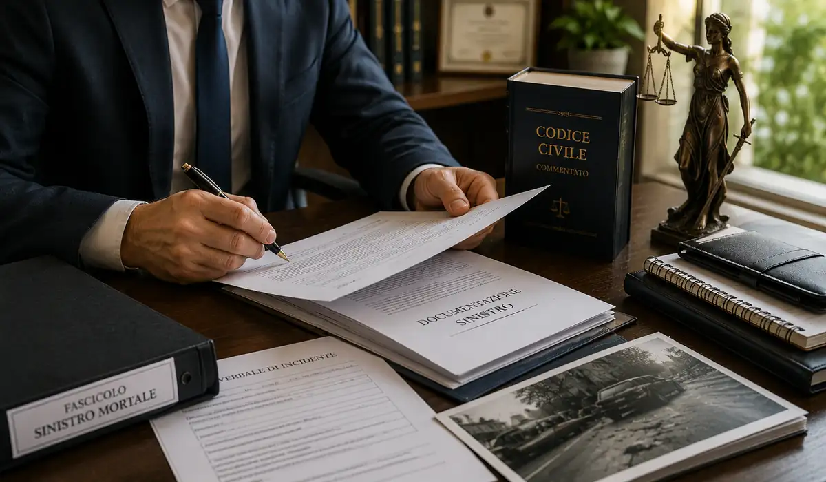Documentazione e assistenza legale per sinistri mortali